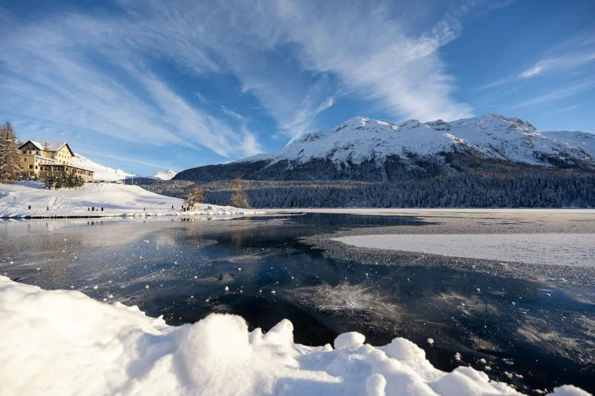 Charming Apartment In St Moritz Eksteriør bilde